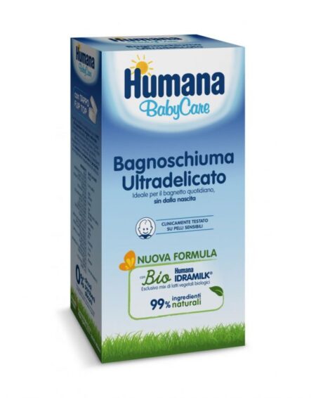 Bagnoschiuma ultradelicato 200 ml Humana