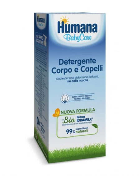 Detergente corpo & capelli 300 ml Humana